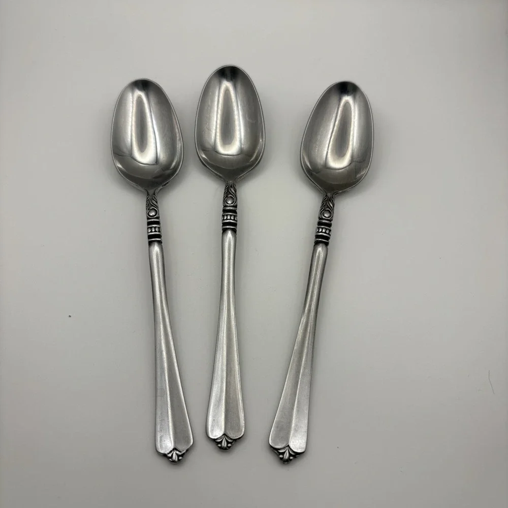 Orleans Silver Stainless Steel Flatware Cherie Tea Spoon (Multiple‎ Available)